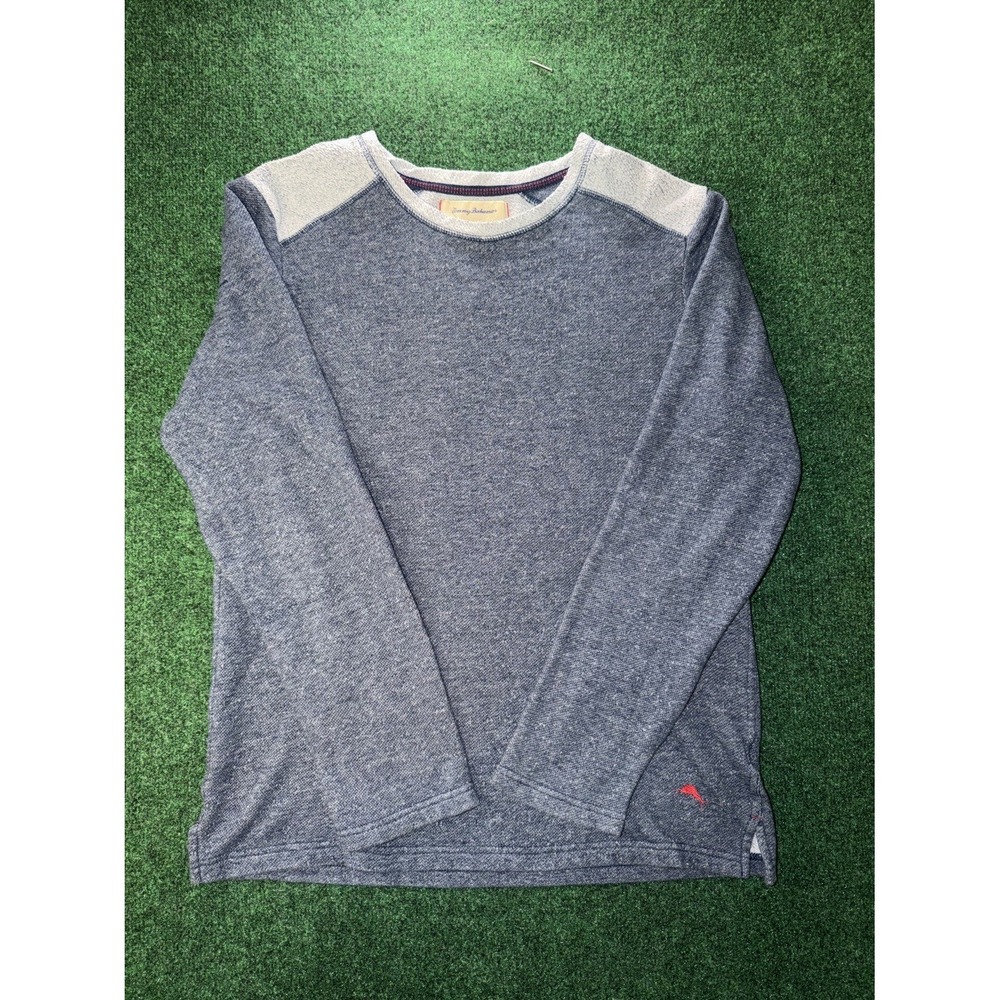 Tommy Bahama Crewneck Sweatshirt Men M Blue Marlin Preppy